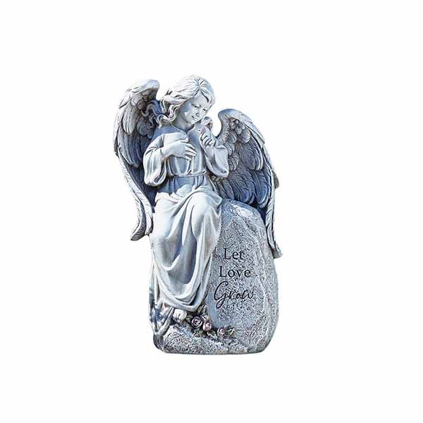 Joseph's Studio Angel Let Love Grow Garden Statue-602012