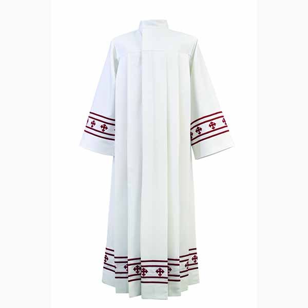 Beau Veste Genesis Collection Alb w/Red Embriodery #GA87R