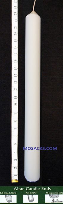 Long-Burning 51% Beeswax Altar Candle 2-1/2" x 24" PE 11187001