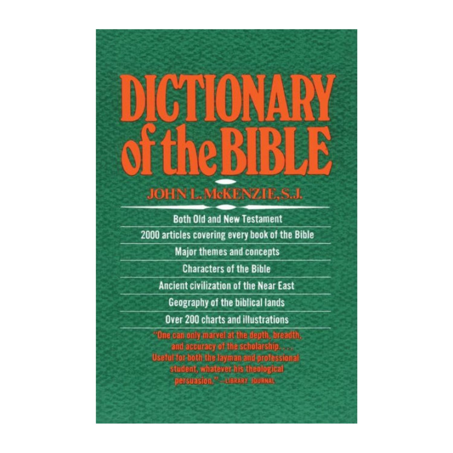 Touchstone Dictionary Of The Bible by McKenzie