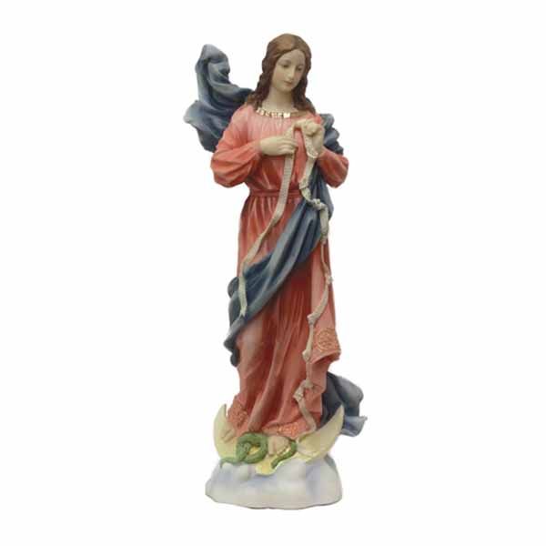 Our Lady Undoer of Knots Veronese Hand-painted Color Statue 12 SR76428C Our Lady Undoer of Knots Veronese handpainted color statue 12" SR76428C Our Lady Untier of Knots