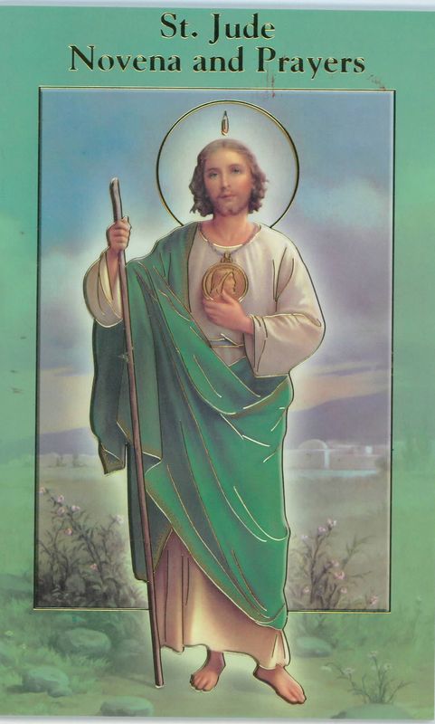 St. Jude Novena and Prayers Book 12-2432-320 is 3.75" x 5-7/8" and 24 pages beautifully illustrated…