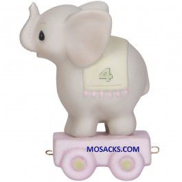 Precious Moments Birthday Train, May Your Birthday Be Gigantic, Age 4 3.75" 142024