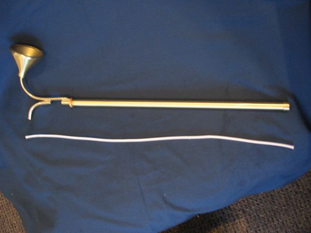 Telescoping Brass Candle Lighter 2" dia. snuffer extends 26" K145, Candle Lighter K145