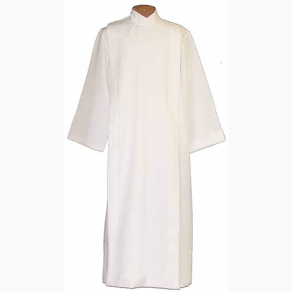 Beau Veste tropical weight poly/wool blend Alb #4336 in Plain White