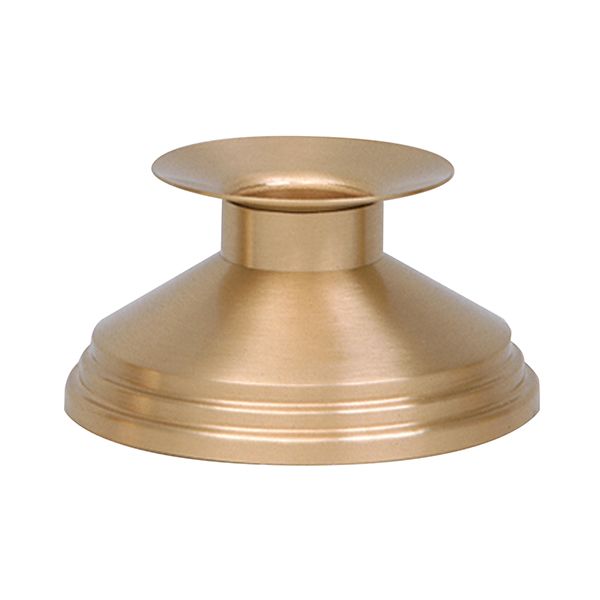 K Brand Bronze Altar Candlestick 2-1/2" high 5" base 1-1/2" candle socket 14-K522 FREE SHIPPING