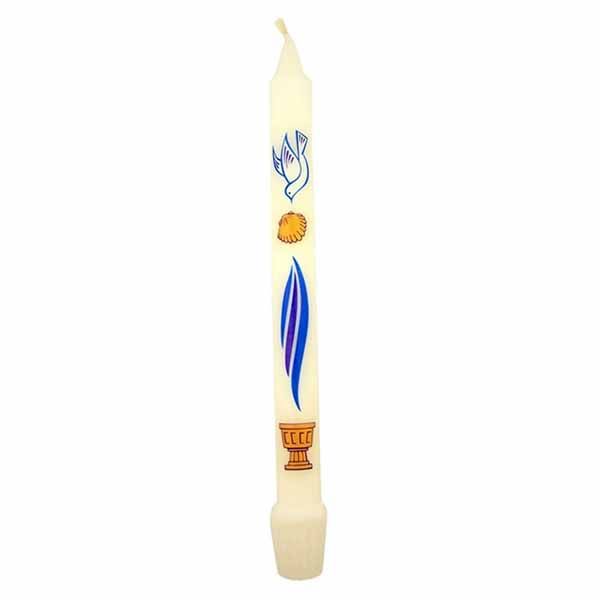 Primera Luz Hispanic Sacramental Baptism Candle 3/4 x 9-1/4,  84108901