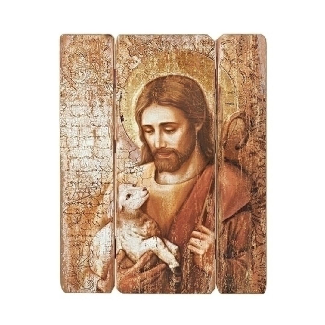 Joseph's Studio Jesus Good Shepherd Decorative Panel 26 Joseph's Studio Renaissance Collection Jesus the Good Shepherd Decorative Panel 26" H 20-44556