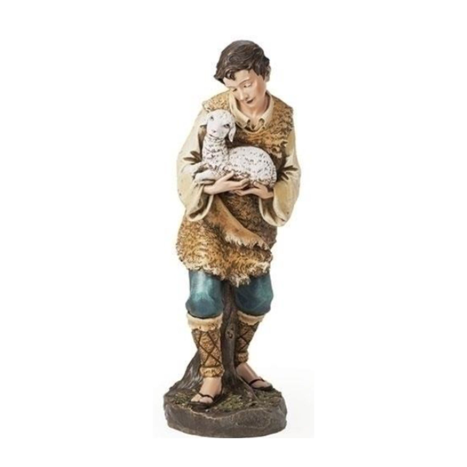 Joseph's Studio 39 Joseph's Studio 39" Full Color Nativities Gabriel w/Lamr #33512