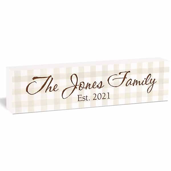 Plaid Stick 8 x 2 Plaid Stick 8 x 2 ZWSS0277