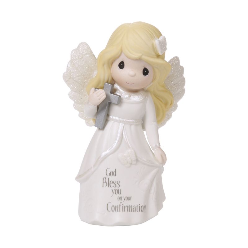 Precious Moments God Bless You Confirmation Angel-163052 Precious Moments Confirmation Angel Bisque…