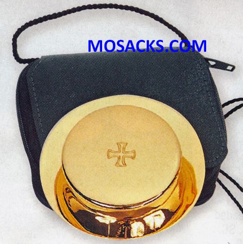 K Brand Gold Plate Paten Pyx Burse Set 25 Host capacity-K548