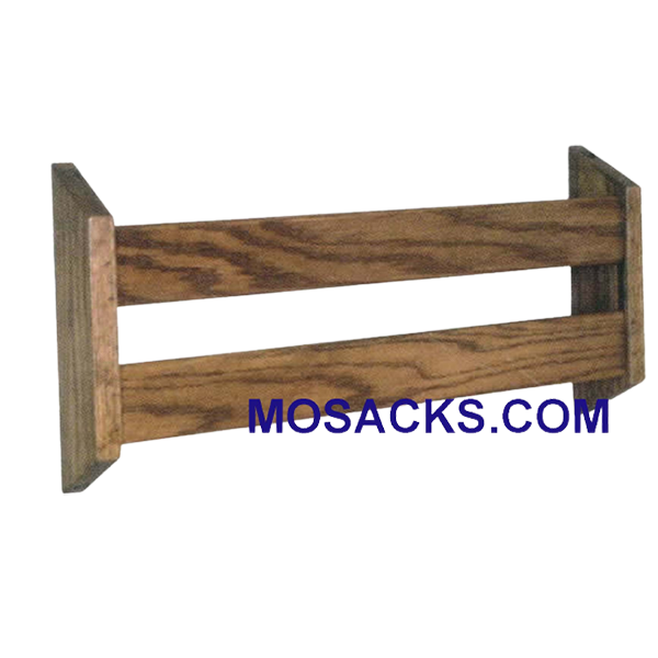 Wood Hymn Book Rack Pew Accessory #4225 is a Wood Hymn Book Rack 20 w x 9" h outside measurement an…