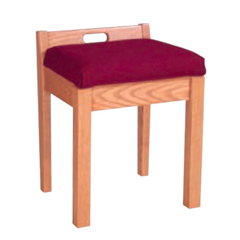 Stool w/ fixed cushion 18" w x 17 " d 20" h 40-88