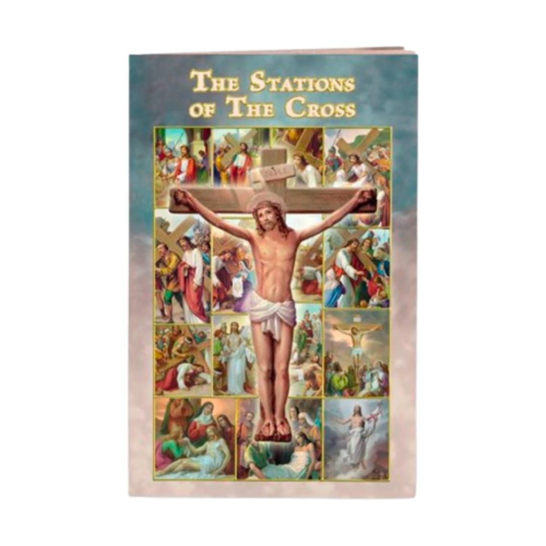 The Way Of The Cross Booklet by St. Alphonse Liguori 12-SC-01 with famous Vincentini Stations of th…