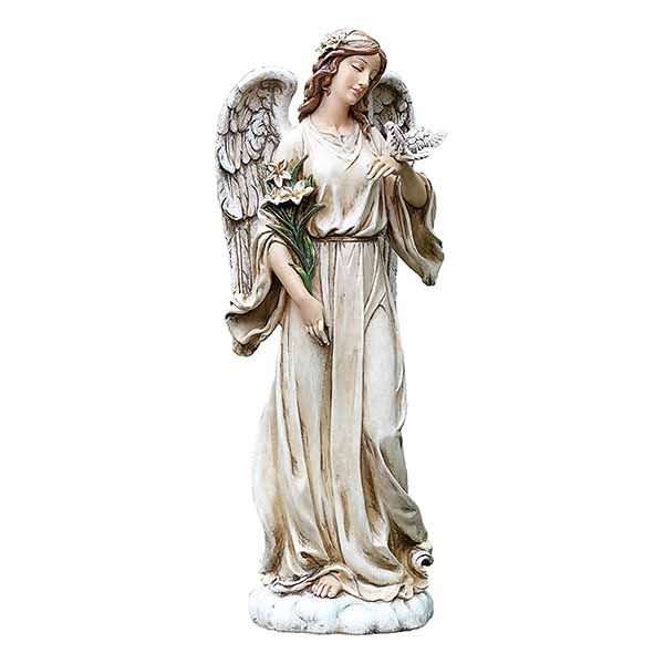 Joseph's Studio 24.5 Joseph Studio Angel with Dove Statue 63653