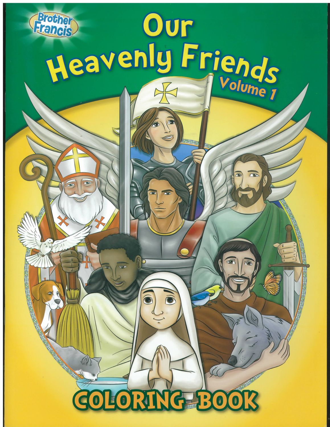 Our Heavenly Friends Volume 1 Coloring Book-CSB-HF1