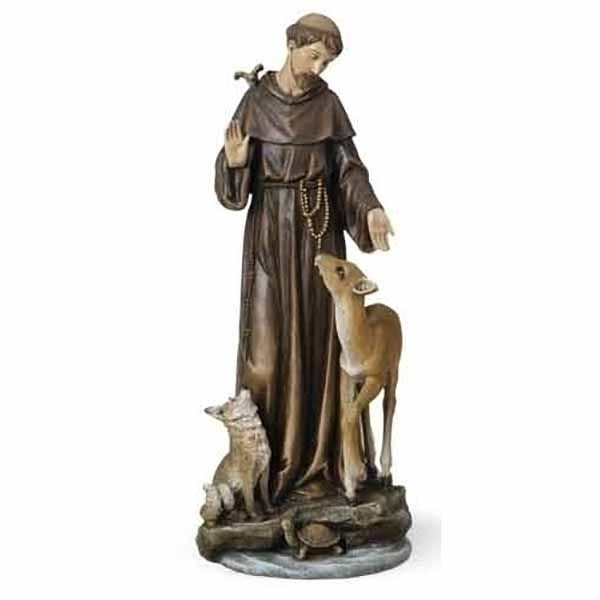 Joseph's Studio Renaissance Collection St. Francis 13.75 inch statue 20-46696
