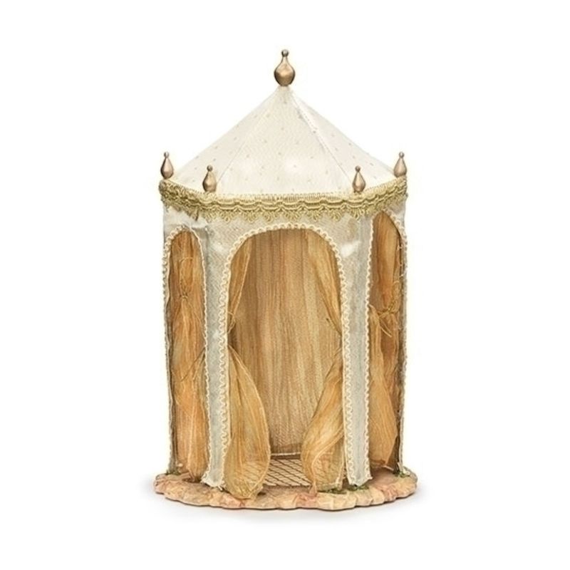 Fontanini  Nativity 7.5" scale King's Tent Ivory and Gold -50791