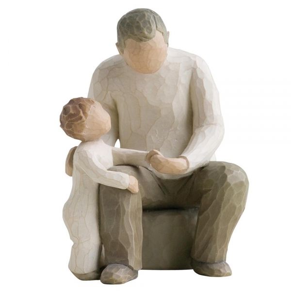 Willow Tree Figurine Grandfather Bridging generations with ageless love 6" H 26058