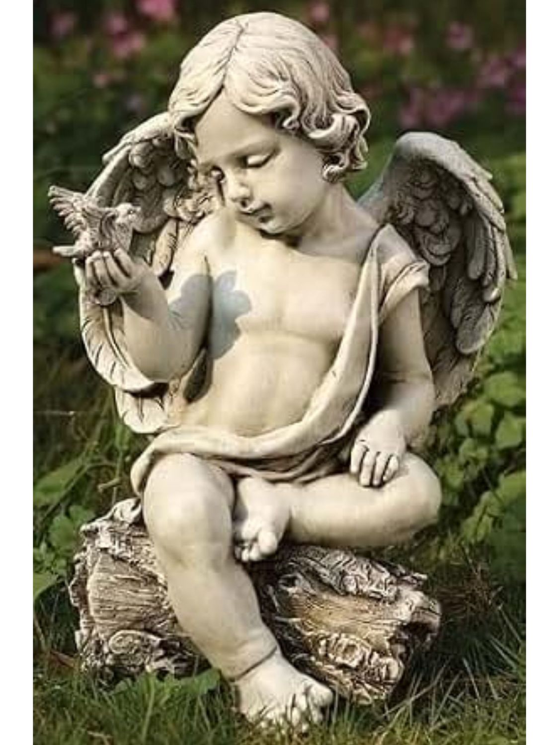 Joseph's Studio Cherub with Dove 60423