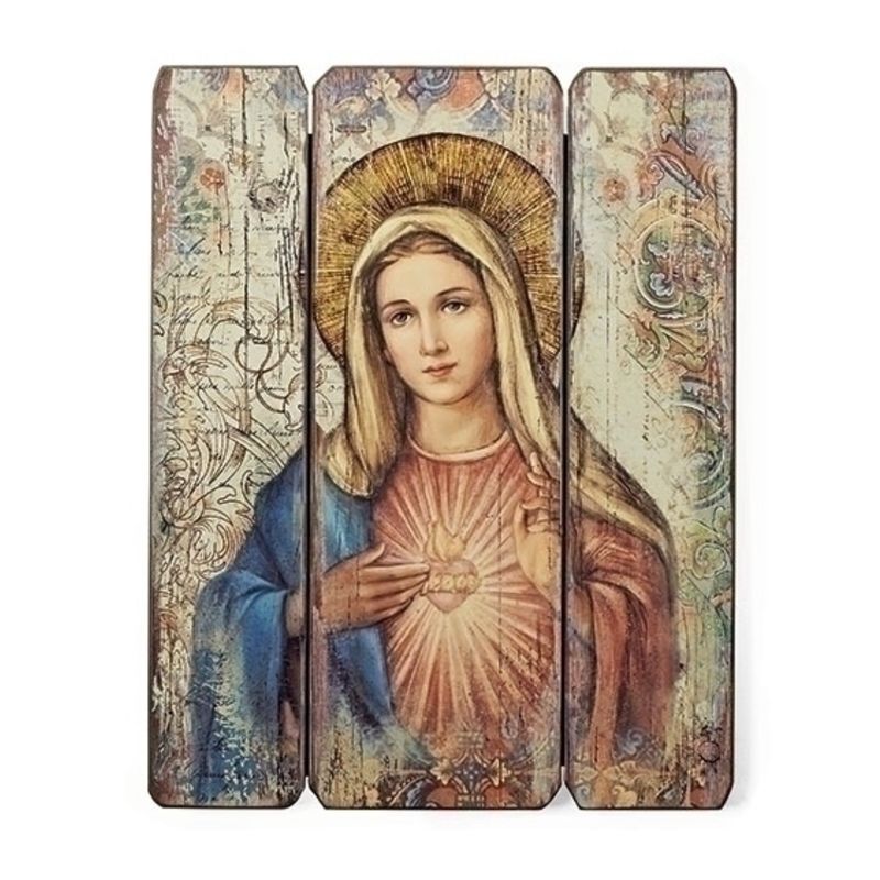Joseph's Studio Immaculate Heart of Mary Decorative Panel 15 Joseph's Studio Renaissance Collection Immaculate Heart of Mary Decorative Panel 15" H 20-69968
