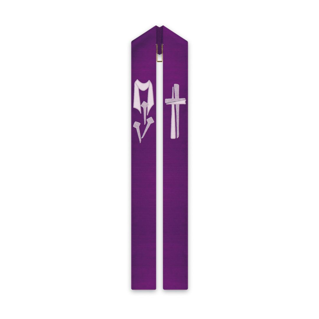 Slabbinck Lent Overlay Stole (Purple) Slabbinck Overlay Stole Purple for Lent #50-3811