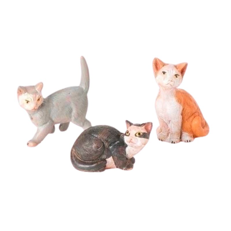 Fontanini 5" Heirloom Nativity Cats 3-Pc. Set #51518