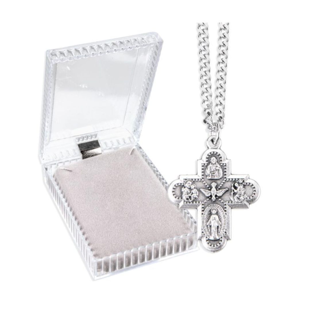 Four Way First Communion Medal #595
