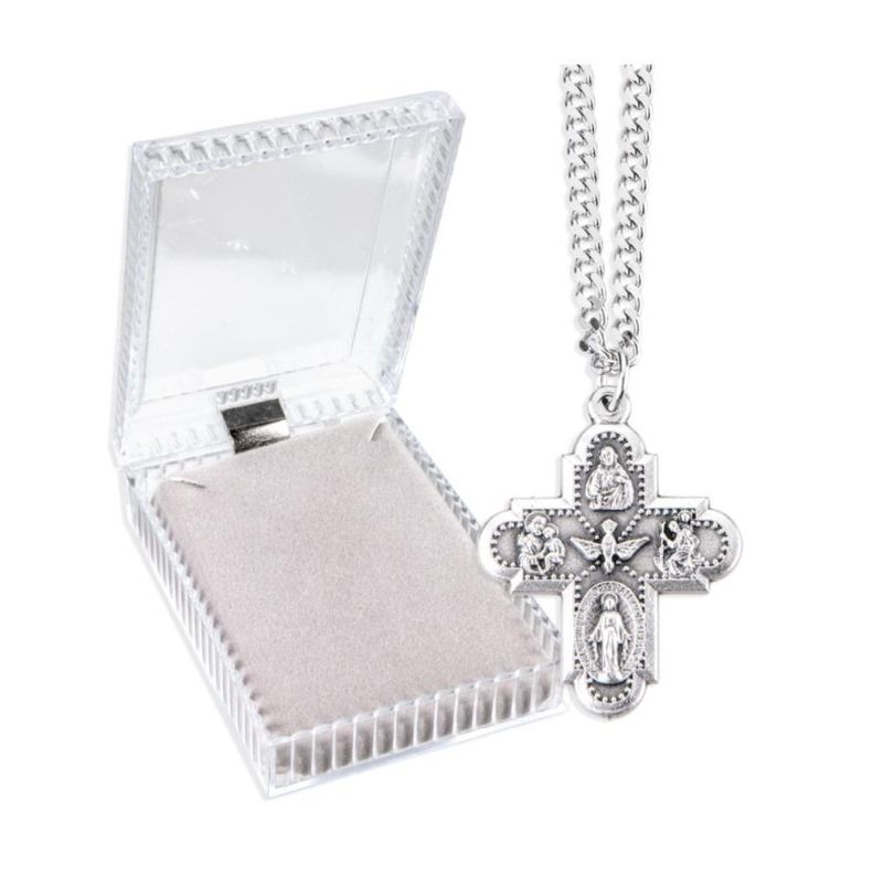 Four Way First Communion Medal #595