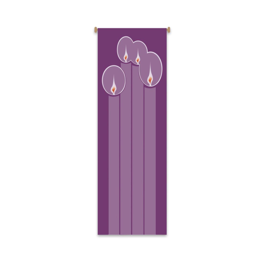 Slabbinck Advent Candles Inside Banner (Large) Slabbinck Large Inside Banner Advent Candle 7619