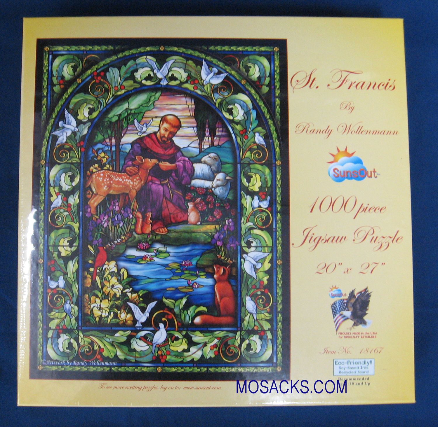 St Francis 1000 piece 20x27 Inch Puzzle 18167