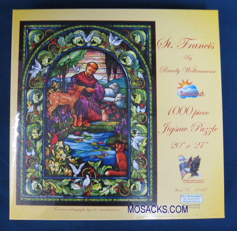 St Francis 1000 piece 20x27 Inch Puzzle 18167