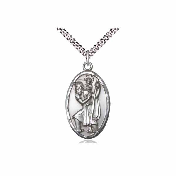 Bliss St. Christopher Medal, 1-1/4" 1655