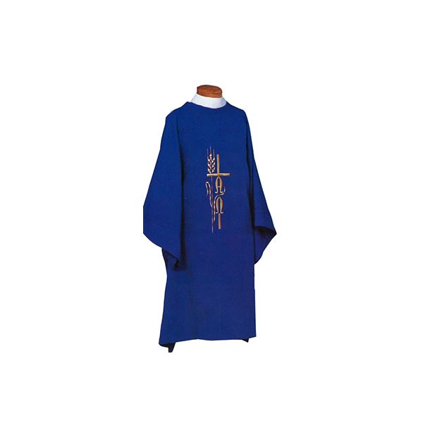 Beau Veste Deacon Dalmatic Alpha & Omega Wheat D850