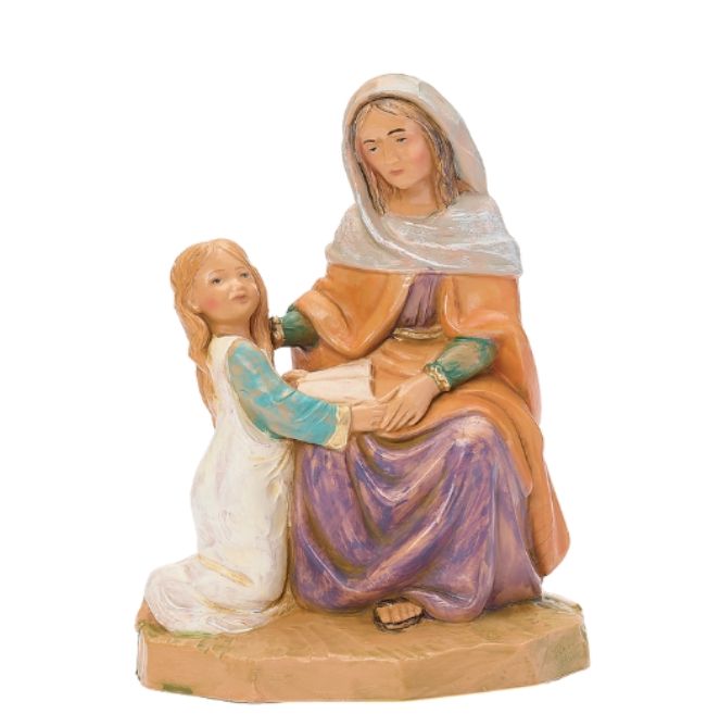 St. Anne and Mary - Fontanini 5 St. Anne and Mary - Fontanini 5" Nativity Collection