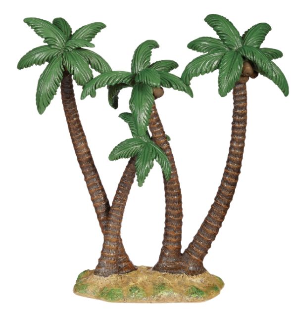 5 Inch Scale Cluster of Four Palm Trees by Fontanini