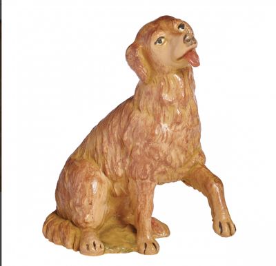 Fontanini Sitting Dog for 7.5 Inch Fontanini Nativity Collection