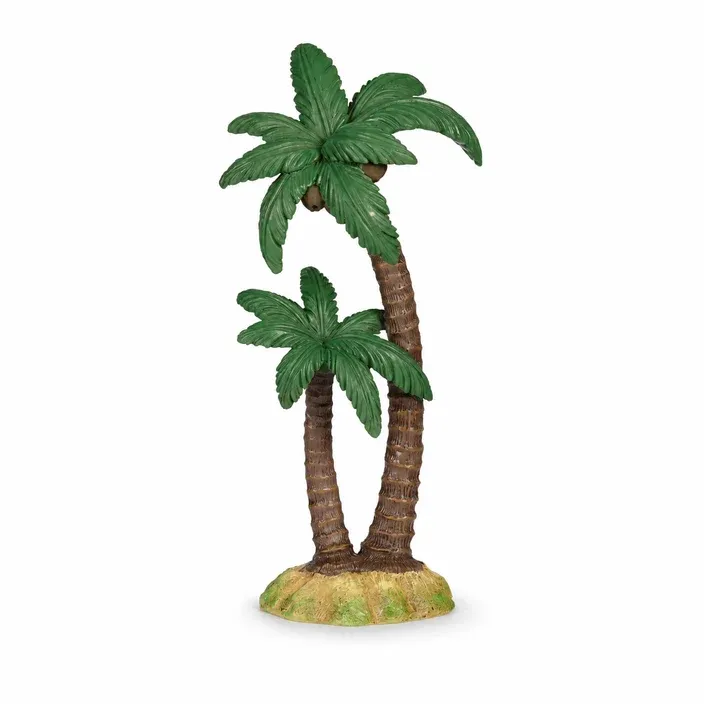 9.75" Twin Palm Tree Oasis - Fontanini 5" Collection