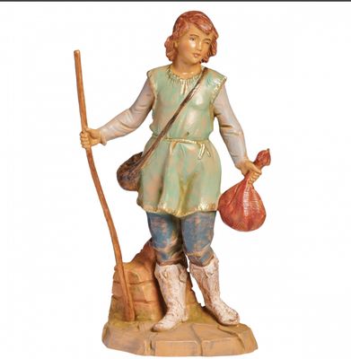 7.5 Inch Scale Savio the Young Shepherd by Fontanini