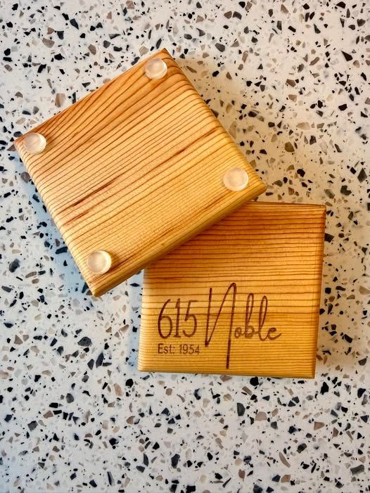Hardwood Coasters | Set of 4 Hardwood Coasters | Set of 4