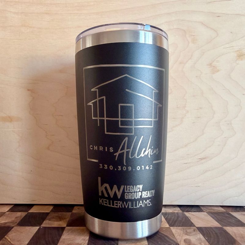 Custom Engraved 20 oz Tumbler