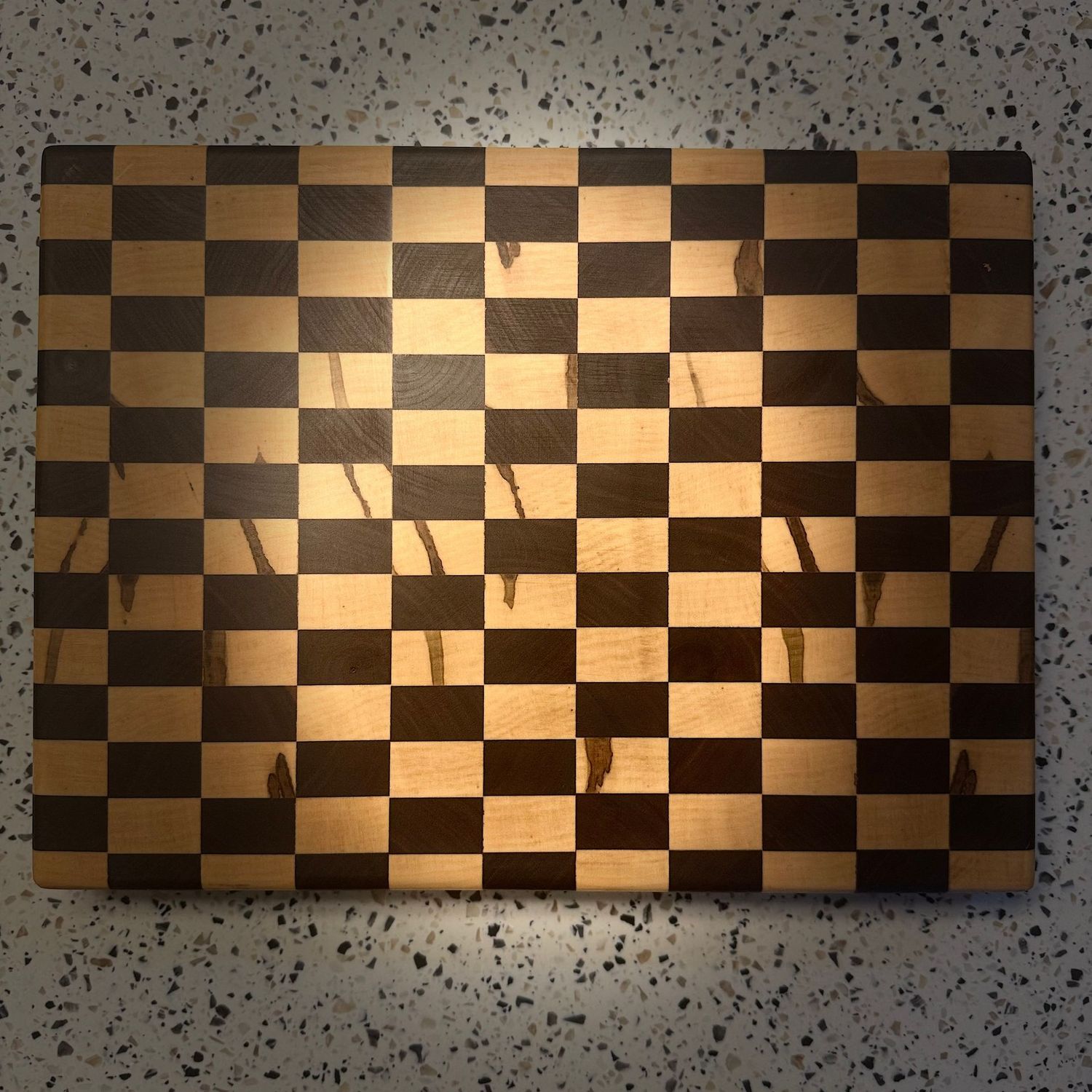 ​Large End Grain Walnut & Ambrosia Maple Cutting Board