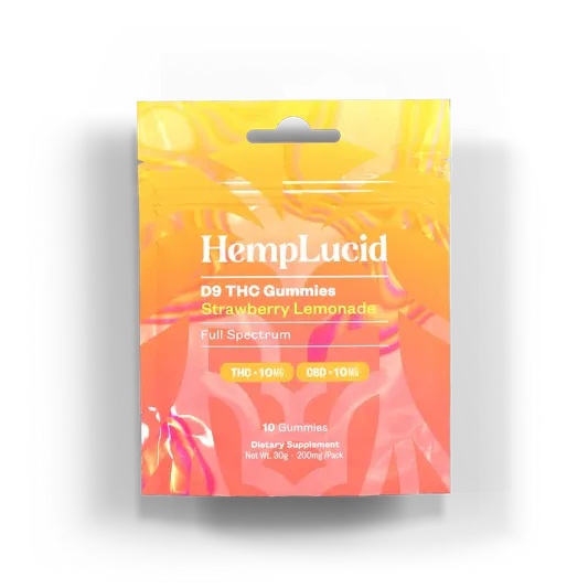 Hemp Lucid D9|CBD Gummies 10mg THC | 10mg CBD