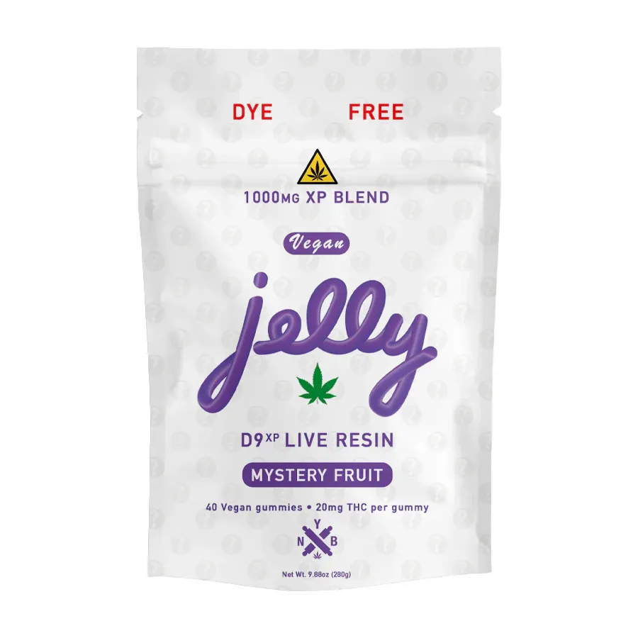 Jelly Delta-9 Live Resin Gummies, 1000mg