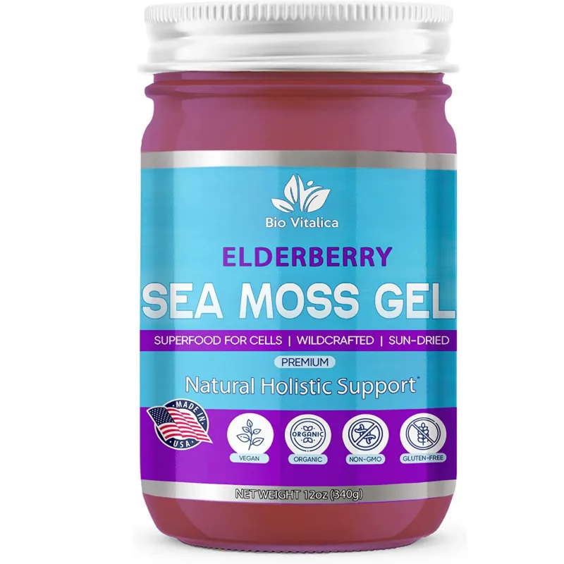 BioVitalica Sea Moss Elderberry Gel