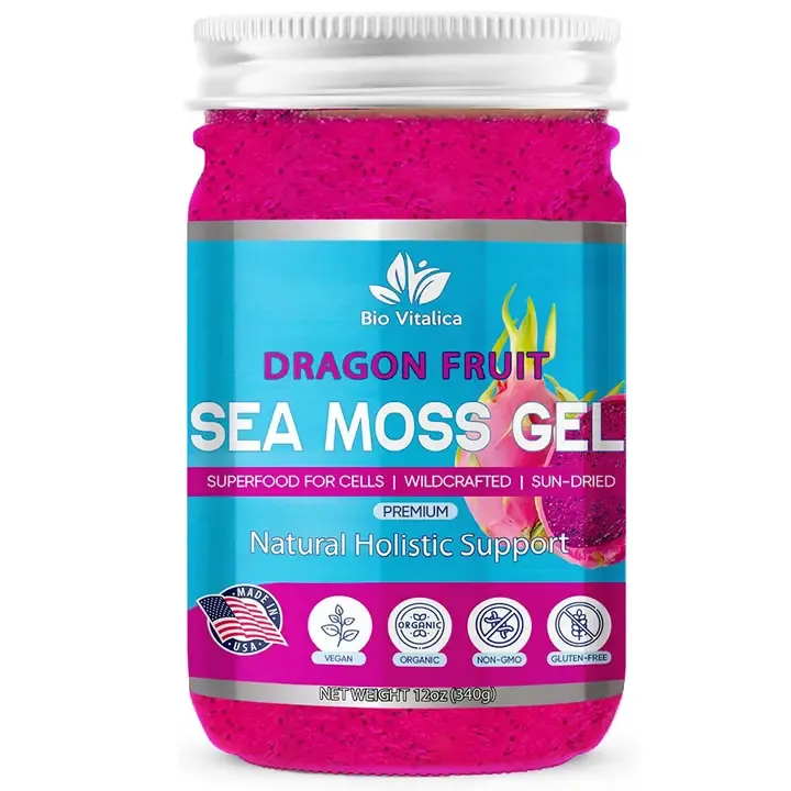 BioVitalica Sea Moss Gel - Dragon Fruit