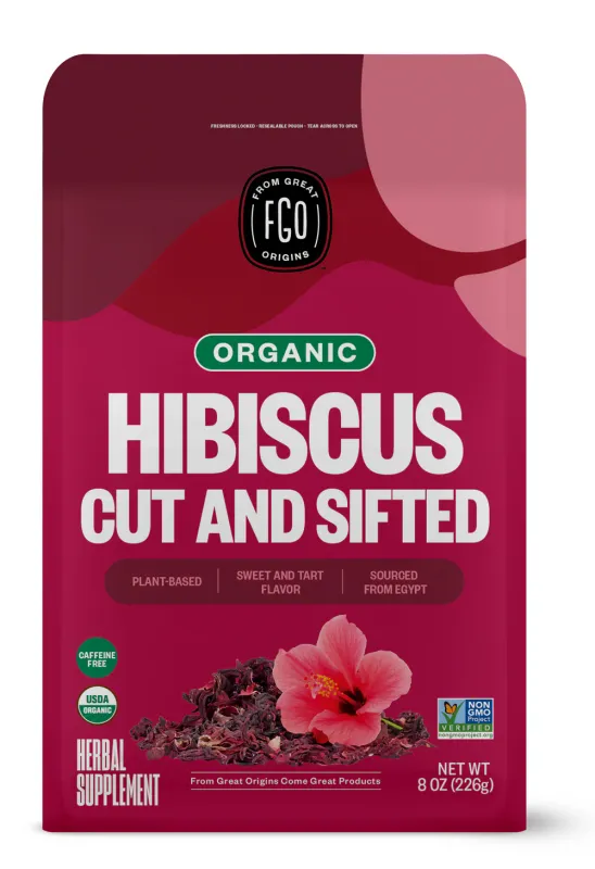 Hibiscus flowers c/s organic