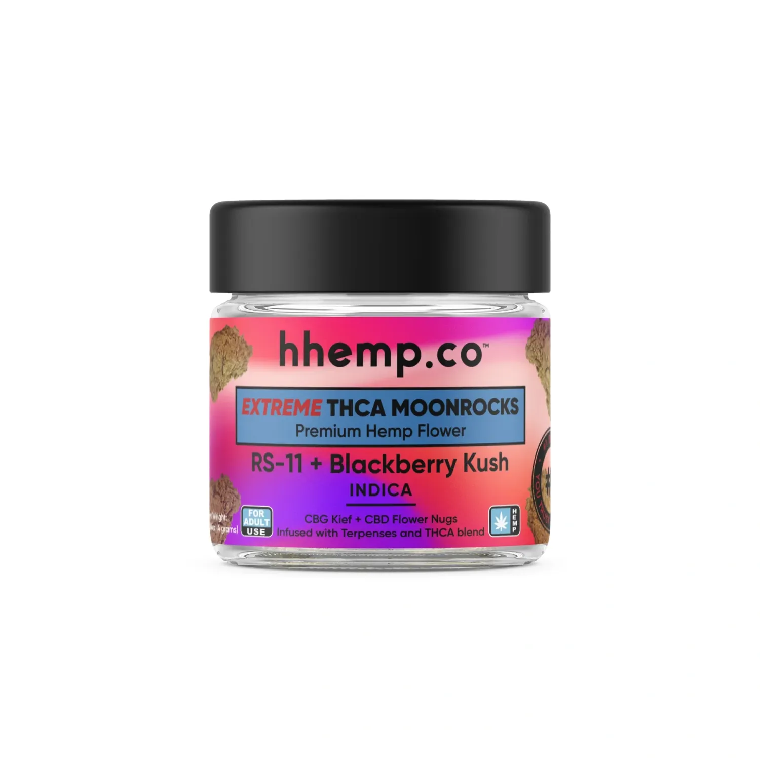 Hhempco CBG + CBD Moonrocks - (Bulk) Blackberry Kush Hhempco CBG + CBD Moonrocks - (Bulk) Blackberry Kush