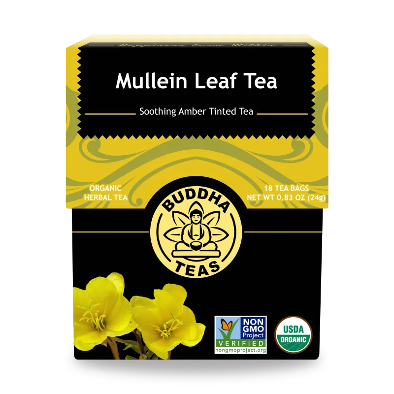 Buddha Teas Organic Mullein Leaf 18 tea bags
